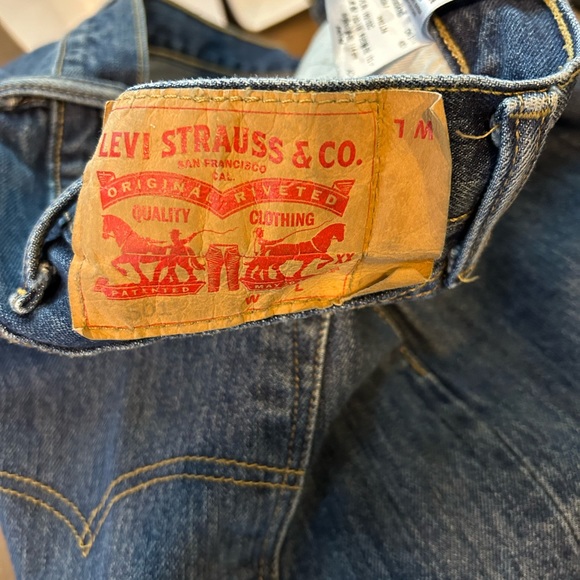 Levi's Jeans Mens Orginal 5 Levis Button Fly Excellent Condition Waist 40 36 Leg Poshmark